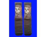 Meia  Sublimada  -  Ref. 102 - Tatoo Preta