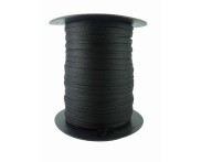 Cadarço STR 170 - 13 mm - 100 metros - Preto - Poliéster Trançado Tubular